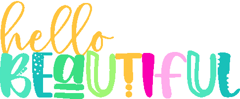 Hello Beautiful Sticker