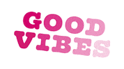 Happy Good Vibes Sticker by Mr. Pink