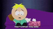 sad butters stotch GIF by South Park 