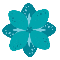 Flor Azul Sticker by Amarante Hoteis