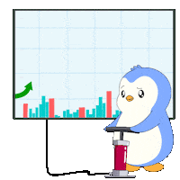Pump It Crypto Sticker by Pudgy Penguins