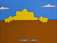 shocked lisa simpson GIF