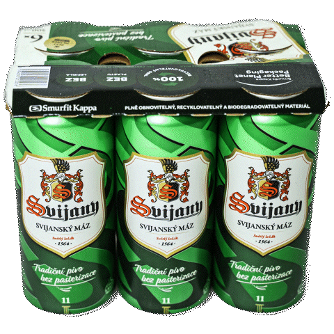 SvijanyPivovar beer pivo sixpack beer can Sticker