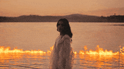Long Hair Fire GIF by Abir