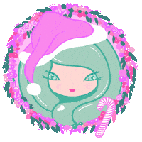 Papa Noel Christmas Sticker by Vanesa Longchamp