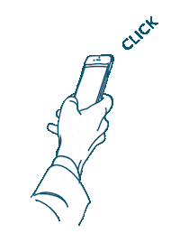 looks click Sticker by Velasca