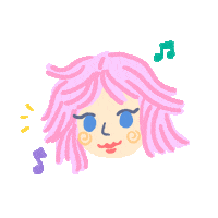 mayajett music dancing smile singing Sticker