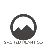 SacredPlantCo sacred plant co growing plant plant logo Sticker