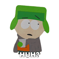 Confused Kyle Broflovski Sticker by South Park