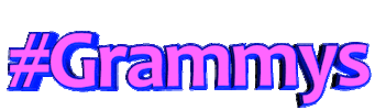 Grammy Awards Grammys Sticker by GIPHY Text