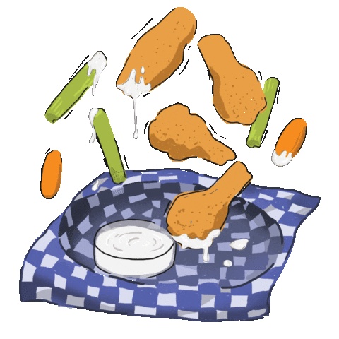 Chicken Wings Sticker
