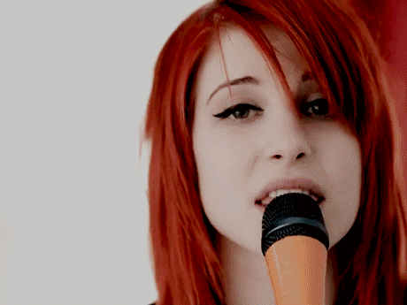 hayley williams hair red GIF