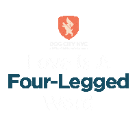 Dogs Love Sticker by Dog City NYC