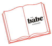 thebabestandard book babe kansas city babestandard Sticker