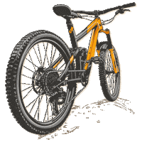 szczyrkowski bike mountain trek enduro Sticker