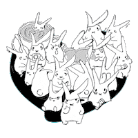 animation love Sticker by snowbun