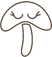 Mushroom Sticker by Fera Pet Organics