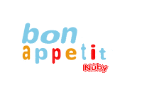 nubyusa food baby bon appetit nuby Sticker