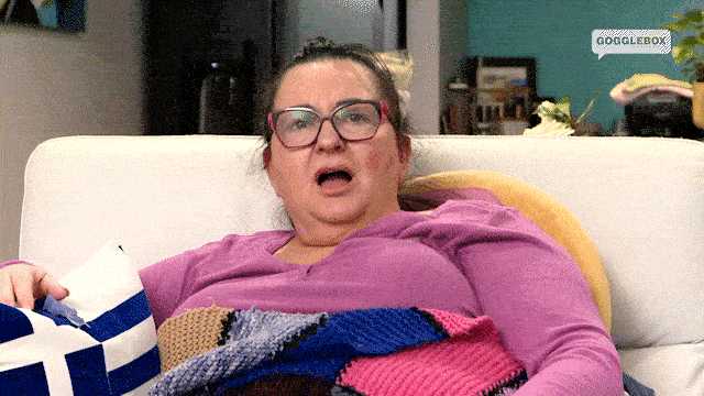 Shocked GIF by Gogglebox Australia