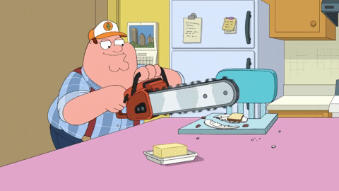 Peter Chainsaw GIF by Family Guy