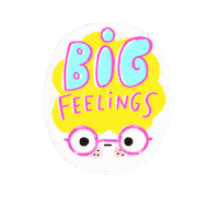 LoriJoySmith face feelings lori joy smith big feelings Sticker