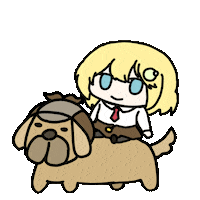 Dog Bubba Sticker by circlecan