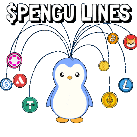 Crypto Penguin Sticker by Pudgy Penguins