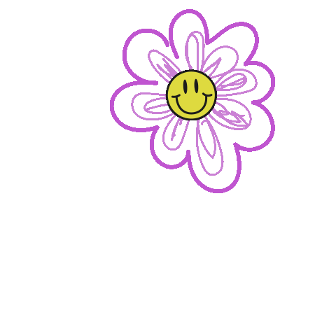 Happy Flower Sticker