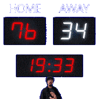 34 Away Sticker