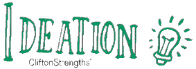 Strength Brainstorming Sticker by Gallup CliftonStrengths