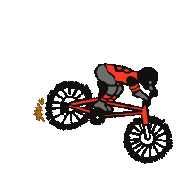 Camping Mountain Bike Sticker by North Drinkware