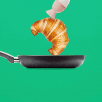 eggs croissant GIF