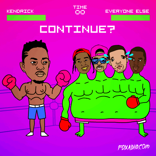 kendrick lamar fox GIF by Animation Domination High-Def