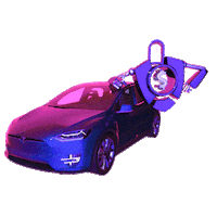 Tesla Elon Sticker by SafeBTC