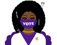 Vote Sew Sticker by BzyPeach