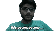 Kick Ass Wow Sticker by Raghav Bansal