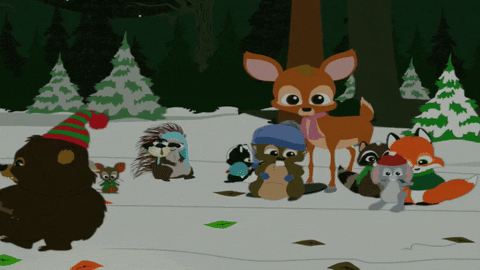 bear deer GIF by South Park 