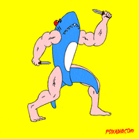 stabbing animation domination GIF by gifnews