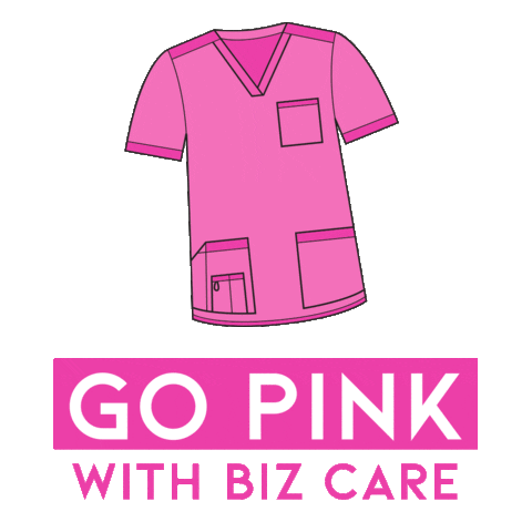 Pink Nurse Sticker by Biz Care