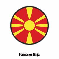 North Macedonia Flag GIF by Formación Ninja