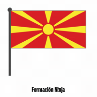 North Macedonia Flag GIF by Formación Ninja
