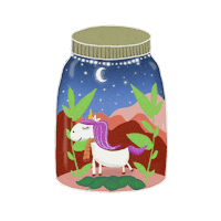 paeddydesign unicorn paeddydesign paeddydesignde unicorn in glas Sticker