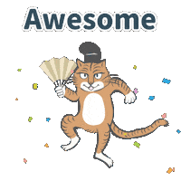 Awesome Japanese Art Sticker