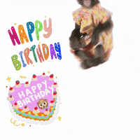 Happy Birthday Cake GIF