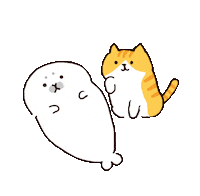 uetsukiemily cat seal Sticker