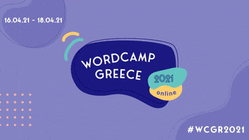 WordCampGreece wordpress wordcamp wcgr2021 wordcampgreece GIF