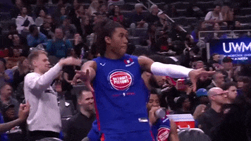 Happy Dance GIF by Detroit Pistons