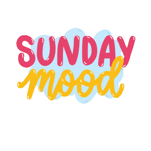 Mood Sunday Sticker by Rabisco de Letras
