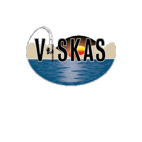 ViskasSA fishing angling viskas Sticker
