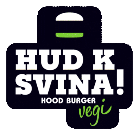 hoodburgerofficial giphyupload vegetarian vegi hoodburger Sticker
